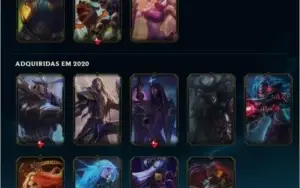 CONTA DE LOL COM VARIAS SKINS