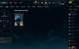 Conta de lol upada a mão - 20 campeões - 10k EA
