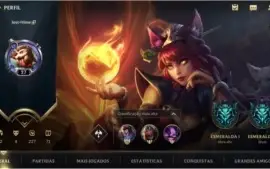Conta LoL: Wild Rift esmeralda 1 (1 pontos)