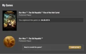 Conta de STAR WARS The Old Republic (Imperdível)