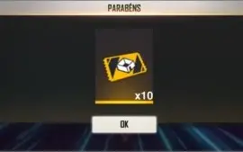 Conta Free Fire Zerada com 10 salas para Treino