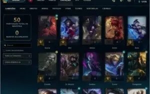 CONTA UNRANKED PLAT S9 26 CAMPEÕES R$120