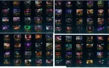 VENDO CONTA LOL 124 CAMPEÕES 94 SKINS DIAMANTE 5