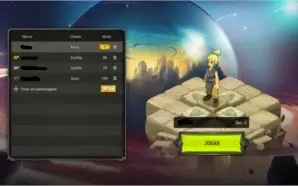 Vendo 4 contas no Croca Todas com char 200!