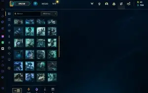 Conta lol 2015 com mais de 100 skins sai agora 