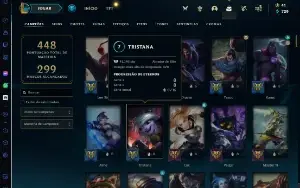 Conta lol 2015 com mais de 100 skins sai agora 