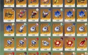 Conta SA Genshin Impact 8 personagens 5* + 6 armas 5* AR56
