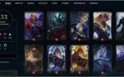 Conta LOL ! 300+ skins !