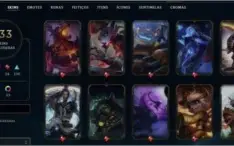 Conta LOL ! 300+ skins !