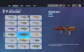 CONTA RAINBOW SIX COM VARIAS INVERNO SOMBRIO E SKINS