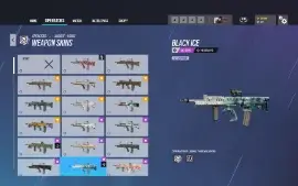 CONTA RAINBOW SIX COM VARIAS INVERNO SOMBRIO E SKINS