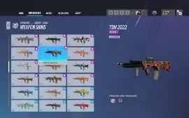 CONTA RAINBOW SIX COM VARIAS INVERNO SOMBRIO E SKINS