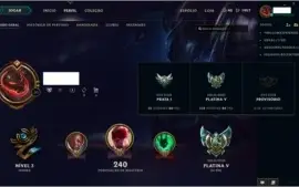Conta Platina V com 119 skins,com vayne ladrã de almas