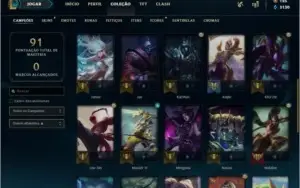 Conta LOL Diamante 4 informações na descrição