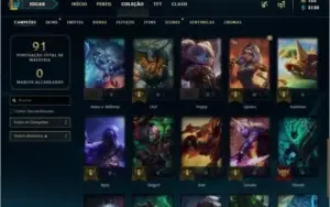 Conta LOL Diamante 4 informações na descrição