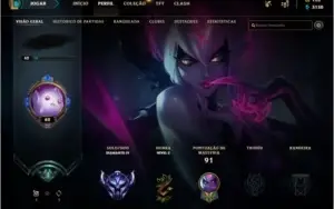 Conta LOL Diamante 4 informações na descrição