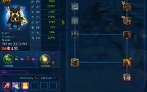 Conta NADMO com megidra x, duft x, gallant shin e x, DB