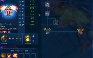 Conta NADMO com megidra x, duft x, gallant shin e x, DB