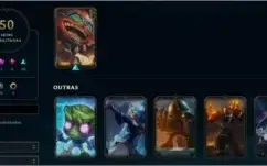Conta LOL - 50 Skins - Nv 318 - plat iv s/f - 100 Champions