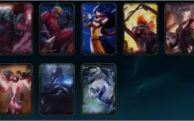 Conta LOL - 50 Skins - Nv 318 - plat iv s/f - 100 Champions