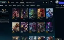 CONTA NVL 67,80 CHAMPS E 27 SKINS POR R$90,00 LEVE AGORA!