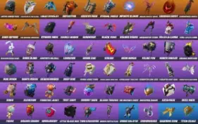 1100VBUCK ⭐️ 88 skins ⭐️Clube atual⭐️Passe atual 141⭐️