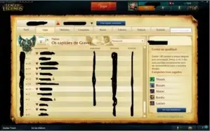 Conta Platina 5 125 campeões, 31 skins, 4 paginas de runa.