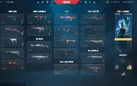 Valorant: Conta com 2k gastos. karambit, vandal kuronami & e