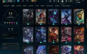 Esmeralda 2 com 100 Champs e 54 Skins +3 Prestigios