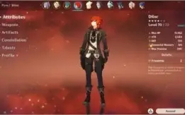 Genshin - AR48 - Diluc, Keqing(C1) e 100% 5 star do banner