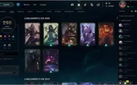 Vendo conta league of legends, antiga barato