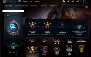 Conta ouro 1 com 150 champs, 172 skins ( MAIN TOP / JG )