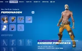 Conta Fortnite + Skin Psicopata + Jogo Base Borderlands 3