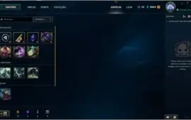 conta lol ouro com 15 skins