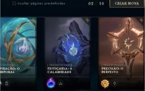 Conta Platina 10 paginas de runas faltando Apenas14 Campeões