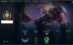 Conta League of Legends + Riven Camp 2012 + 417 skins .