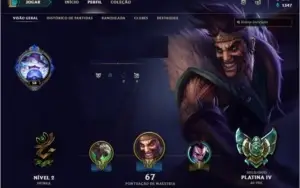 Conta LoL Platina IV