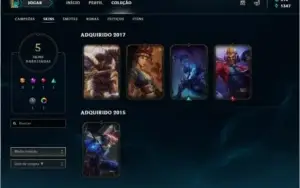 Conta LoL Platina IV