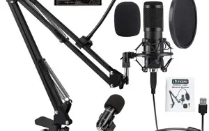 Kit Microfone VEDO Bm800USB Condensador Profissional (USADO)