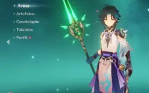 Conta Genshin AR-55 Xiao com Jade