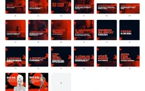 Pack Canva Academia Vol 1 - 80 Artes Editáveis