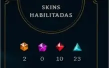 Conta LOL 108 skins desde Season 3