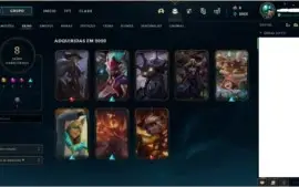Conta league of legends diamante 3 70+% Winrate