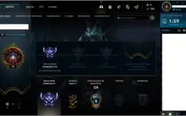 Conta league of legends diamante 3 70+% Winrate