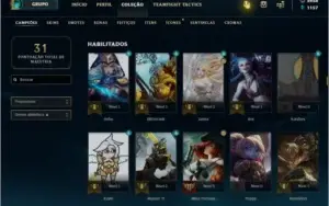 CONTA UNRANKED NVL 30 | 2958 RP | PLATINA 1 TFT | LENDA 3
