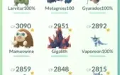 Pokemon Go conta nível 33, 50+shinys e muitos 100%