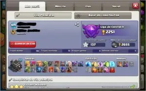 Conta Clash of Clans CV9 full quase de graça