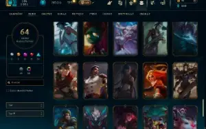 Conta Lol FA  92 Champs 64 Skin + Vitoriosa 18 Cromas Lvl271