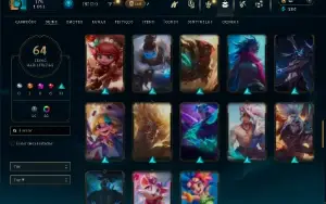 Conta Lol FA  92 Champs 64 Skin + Vitoriosa 18 Cromas Lvl271