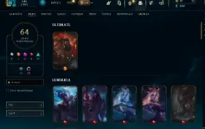 Conta Lol FA  92 Champs 64 Skin + Vitoriosa 18 Cromas Lvl271